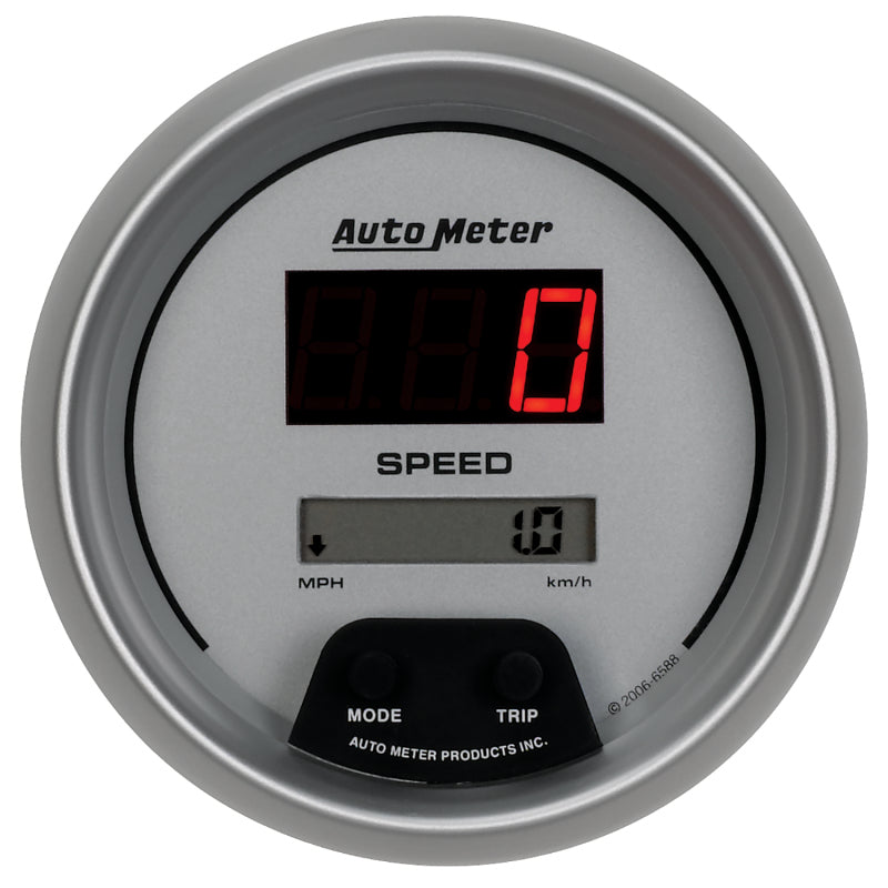 Autometer Ultra-Lite 3 3/8in 160 MPH Digital Speedo Gauge