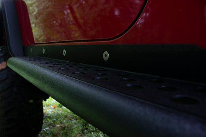 Fishbone Offroad Jeep LJ Rock Slider W/Tube Step - Black Powdercoat