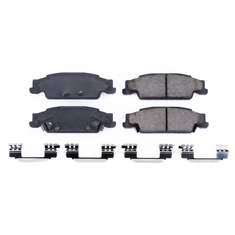 PowerStop Power Stop 03-07 Cadillac CTS Rear Z17 Evolution Ceramic Brake Pads w/Hardware