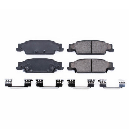 PowerStop Power Stop 03-07 Cadillac CTS Rear Z17 Evolution Ceramic Brake Pads w/Hardware