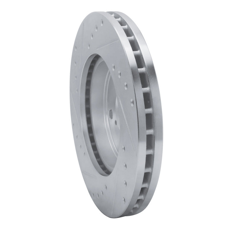 R1 Concepts R1 92-95 Toyota MR2 Front Right Drilled & Slotted Silver Brake Rotor