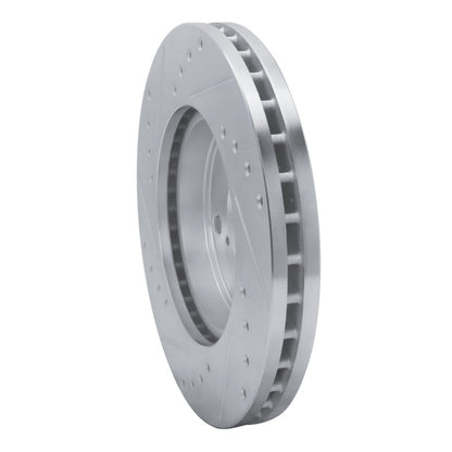 R1 Concepts R1 92-95 Toyota MR2 Front Right Drilled & Slotted Silver Brake Rotor