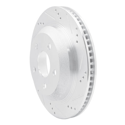R1 Concepts R1 98-02 Chevrolet Camaro Rear Right Drilled & Slotted Silver Brake Rotor