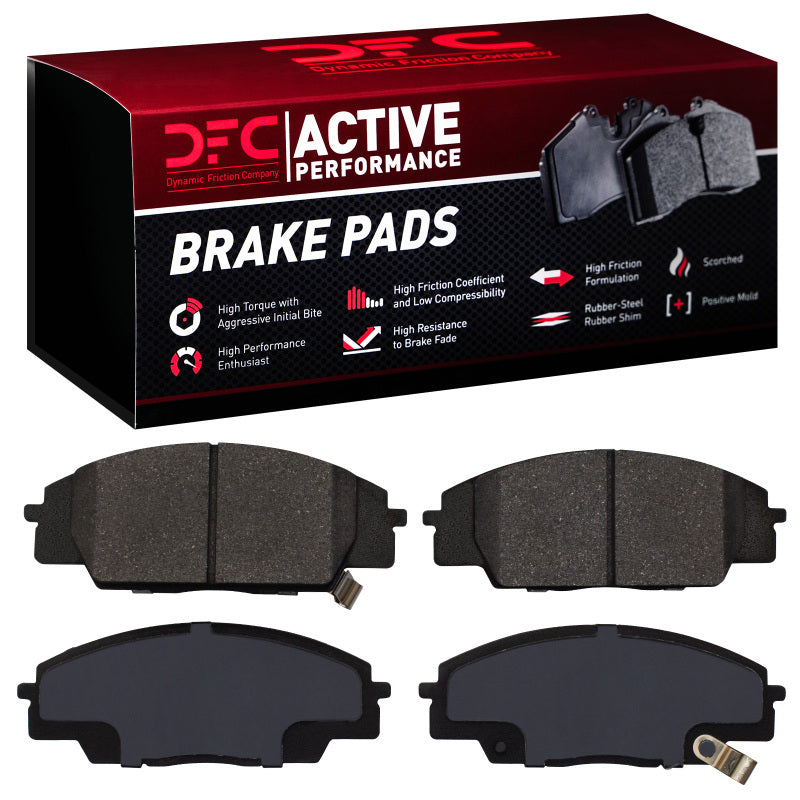 DFC 00-11 Acura CSX Front Active Performance Pads - Low Metallic
