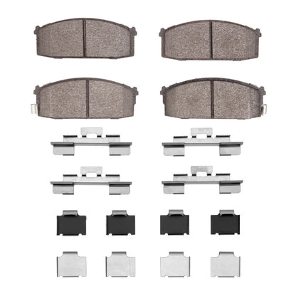 R1 Concepts R1 87-88 Nissan 200SX Front Optimum OE Pads & Hardware Kit