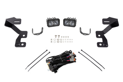 Diode Dynamics 2021 Ford Bronco Sport Stage Series 2in LED Ditch Light Kit- White Combo