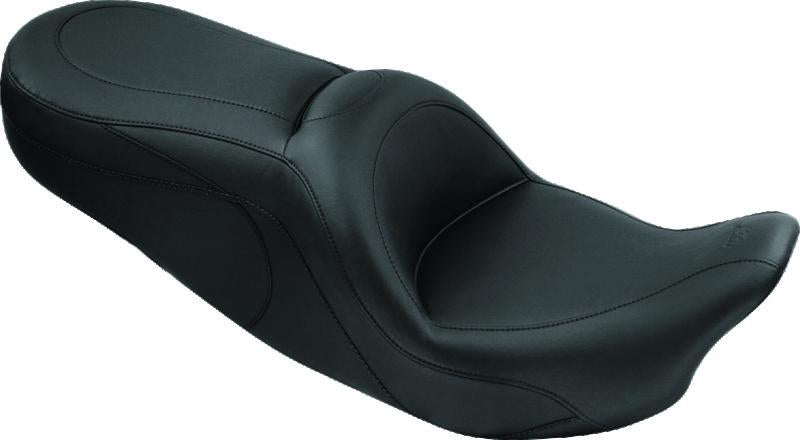 Mustang Motorcycle Mustang 08-21 Harley Electra Glide Std,Rd Glide Rd King, Str Glide Sport Touring 1PC Seat - Black