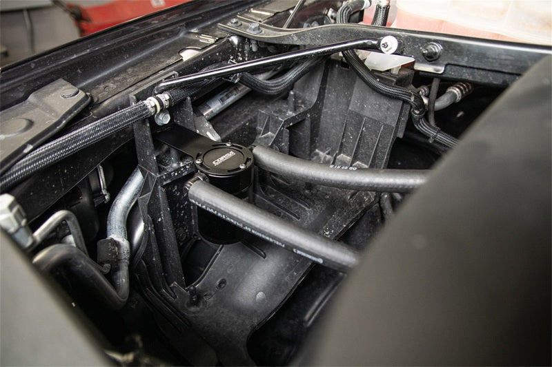 CORSA Performance Corsa 2021-2024 Dodge Ram TRX Crew Cab Aluminum Oil Catch Can w/Mounting Bracket