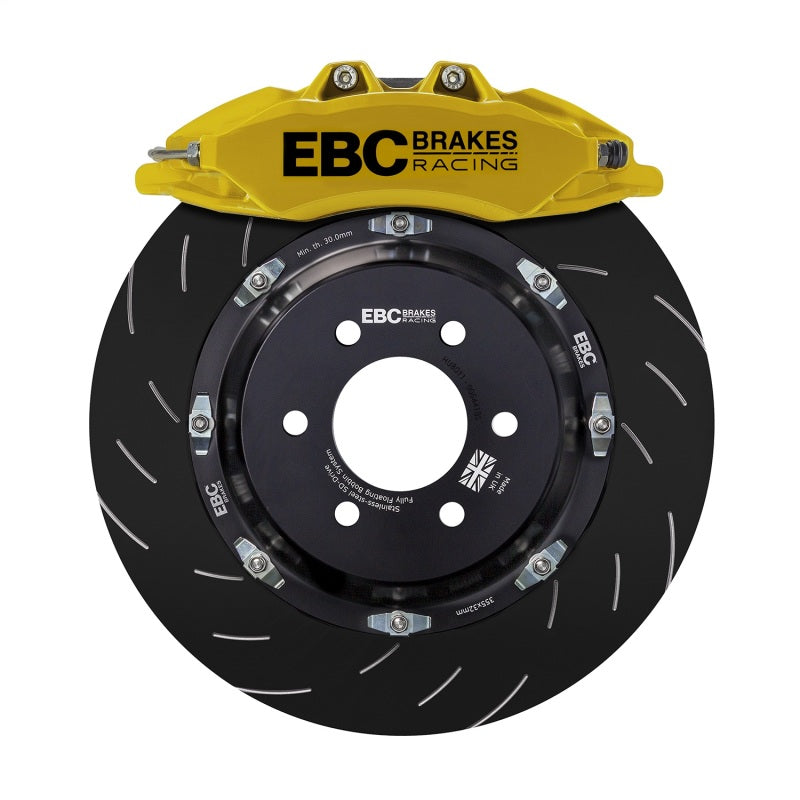 EBC Racing 08-21 Nissan 370Z Yellow Apollo-6 Calipers 355mm Rotors Front Big Brake Kit