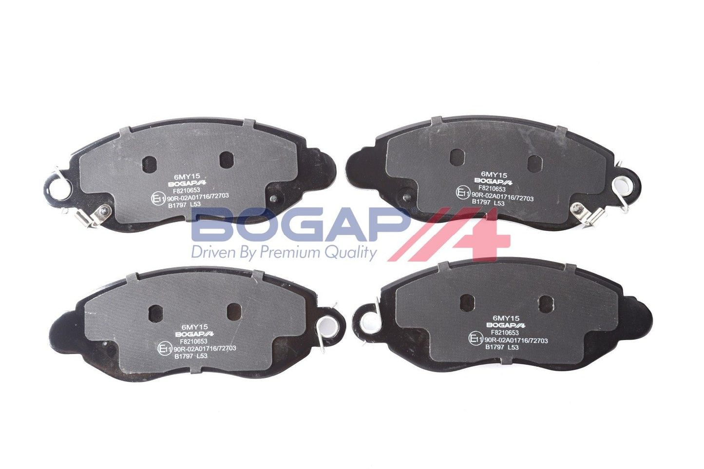 BOGAP F8210653 Brake Pad Set, Disc Brake