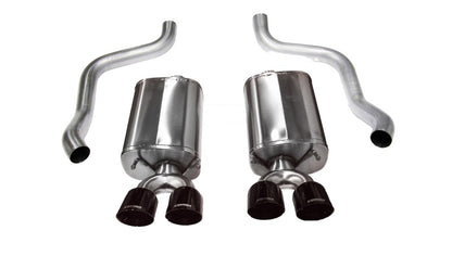 CORSA Performance Corsa 2009-2013 Chevrolet Corvette C6 6.2L V8 Black Sport Axle-Back Exhaust