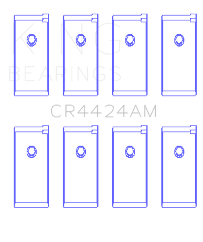 King Engine Bearings Datsun J15 (Size 0.5) Connecting Rod Bearing Set