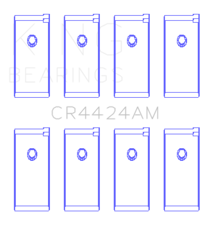 King Engine Bearings Datsun J15/(Size +1.0mm) Connecting Rod Bearing Set