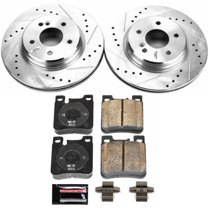 PowerStop Power Stop 02-04 Mercedes-Benz C32 AMG Rear Z23 Evolution Sport Brake Kit