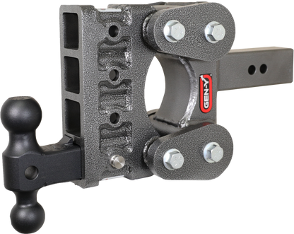 GEN-Y Hitch Gen-Y The Boss Torsion-Flex 2in Shank 5in Drop 1.1K TW 10K Hitch w/GH-031 Dual-Ball