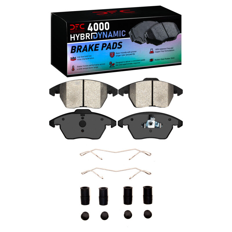 DFC 05-19 Volkswagen Bora (Mexico)/Beetle/Jetta Sedan Front 4000 HybriDynamic Pads & Hardware Kit