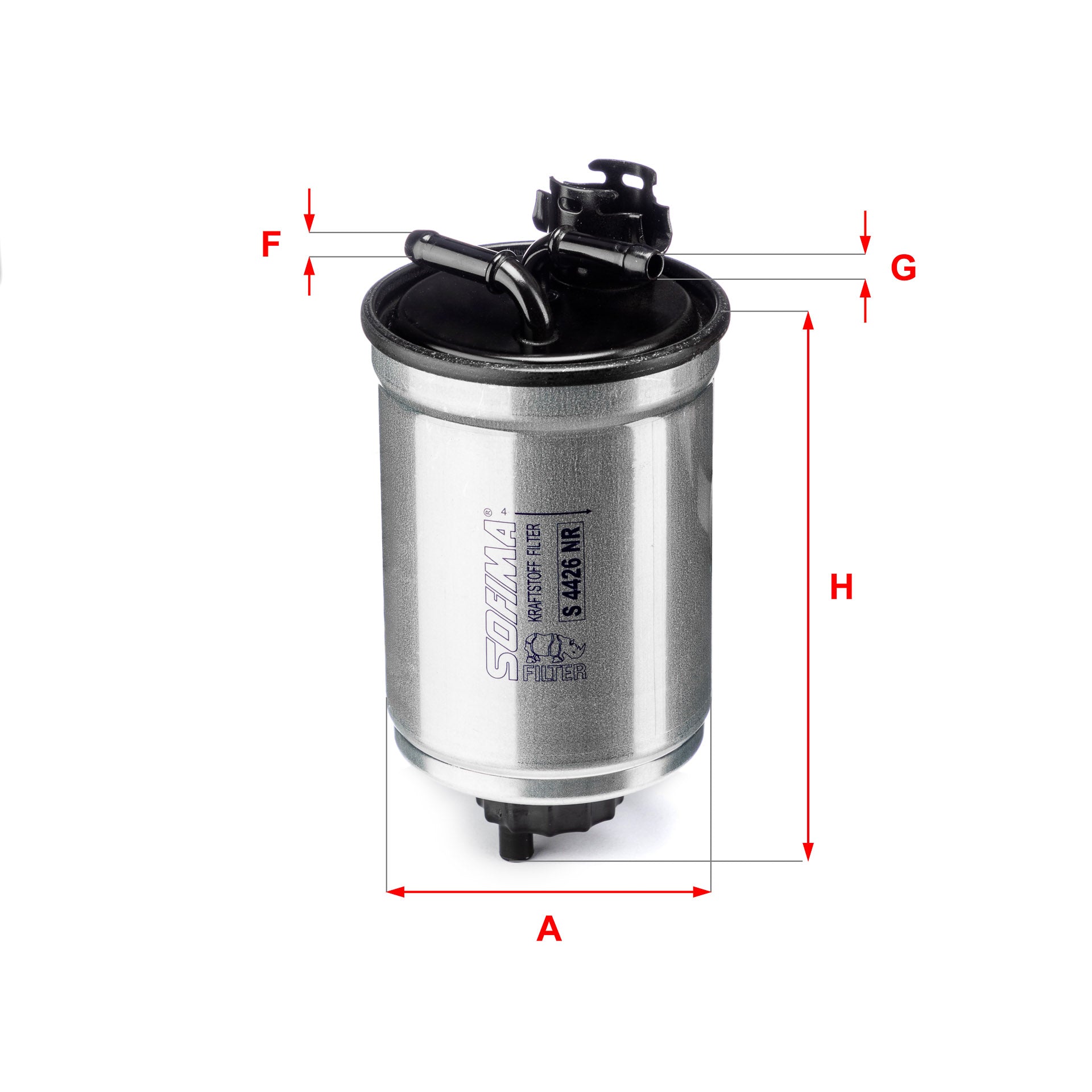 SOFIMA S4426NR Fuel Filter