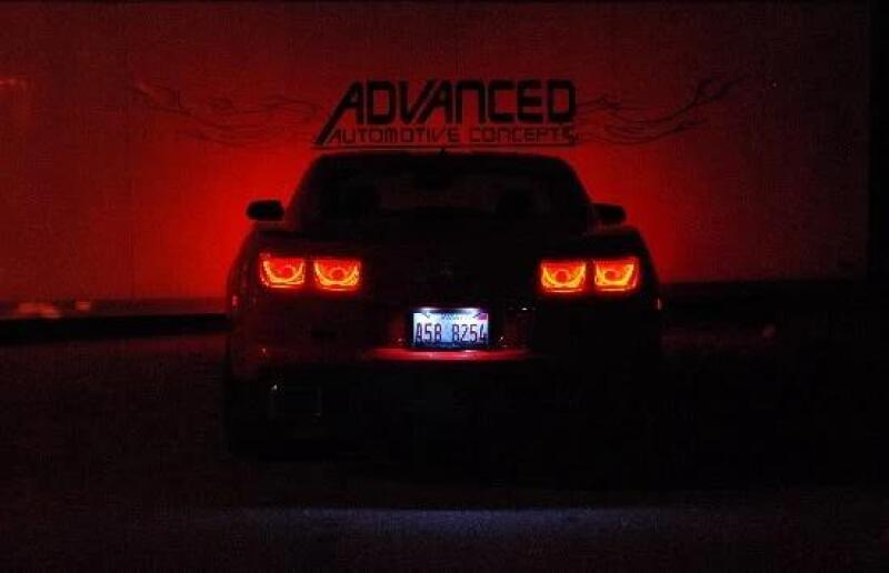 ORACLE Lighting Oracle 10-13 Chevrolet Camaro LED Afterburner Tail Light Halo Kit - Red