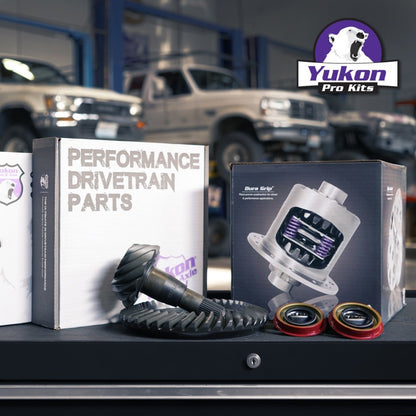 Yukon Gear & Axle Yukon Gear 8.25in CHY 3.07 Rear Ring & Pinion Install Kit Positraction 1.618in ID Axle Bearings