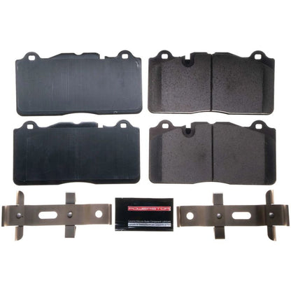 PowerStop Power Stop 14-15 Chevrolet Camaro Front Z17 Evo Ceramic Brake Pad w/Hardware