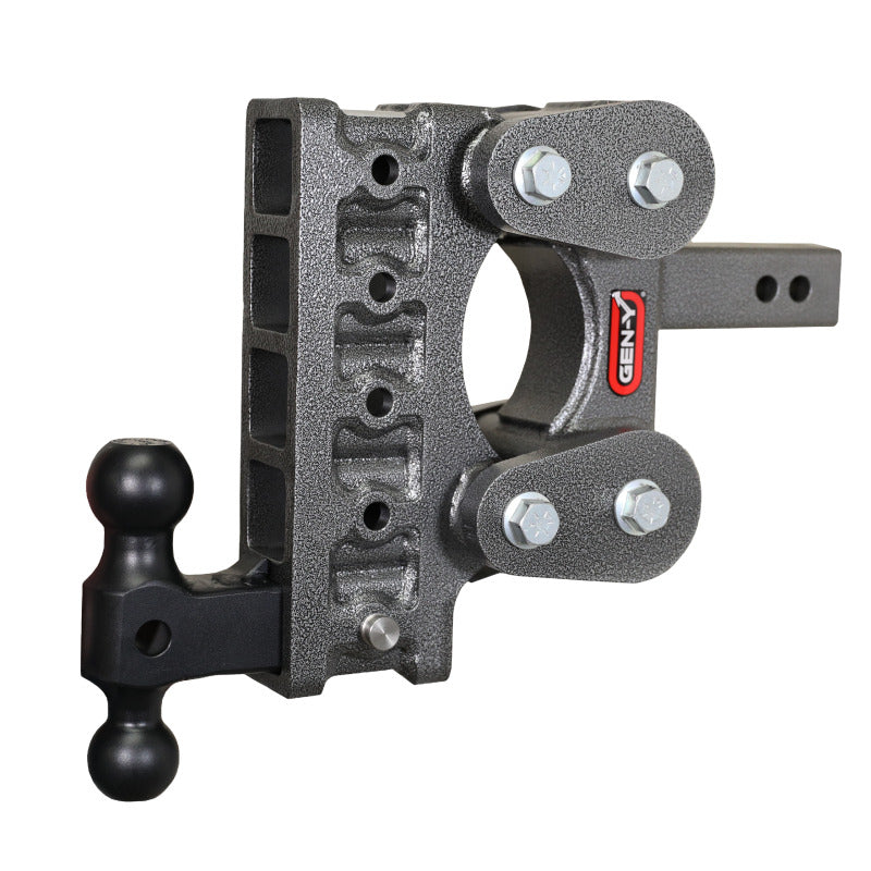GEN-Y Hitch Gen-Y The Boss Torsion-Flex 2in Shank 7.5in Drop 1.7K TW 16K Hitch w/GH-051 Dual-Ball
