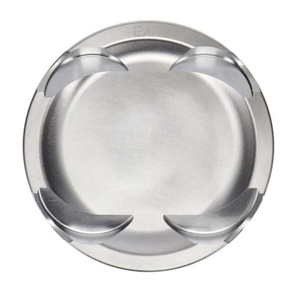 JE Pistons - Set of 4 Mitsubishi 4B11T 87.0mm Bore -6.8 Dome Asymmetrical FSR Pistons - Set of 4