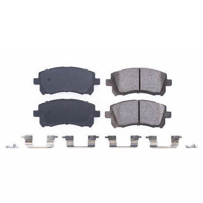 PowerStop Power Stop 98-02 Subaru Forester Front Z17 Evolution Ceramic Brake Pads w/Hardware