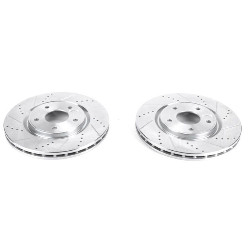 PowerStop Power Stop 17-19 Chrysler Pacifica Front Evolution Drilled & Slotted Rotors - Pair