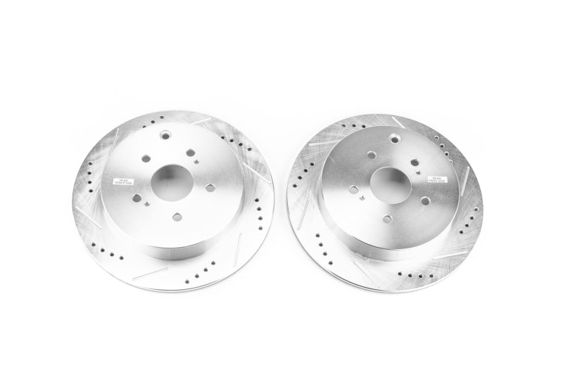 PowerStop Power Stop 09-13 Suzuki Grand Vitara Rear Evolution Drilled & Slotted Rotors - Pair