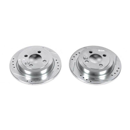 PowerStop Power Stop 07-16 Mini Cooper Rear Evolution Drilled & Slotted Rotors - Pair