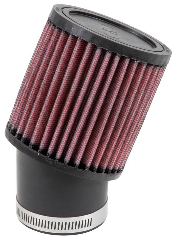 K&N Engineering K&N Filter Universal Rubber Round Straight Filter 20 Deg Angled 2-7/16in Flange 3-3/4in OD 4in H