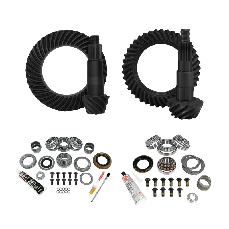 Yukon Gear & Axle Yukon Gear Complete Gear Package JL Jeep Non-Rubicon D44 Rear & D30 Front w/4:56 Gear Ratio
