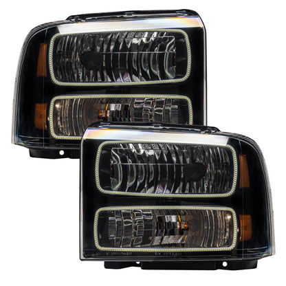 ORACLE Lighting Oracle 05-07 Ford F-250/350 SMD HL - Black - ColorSHIFT