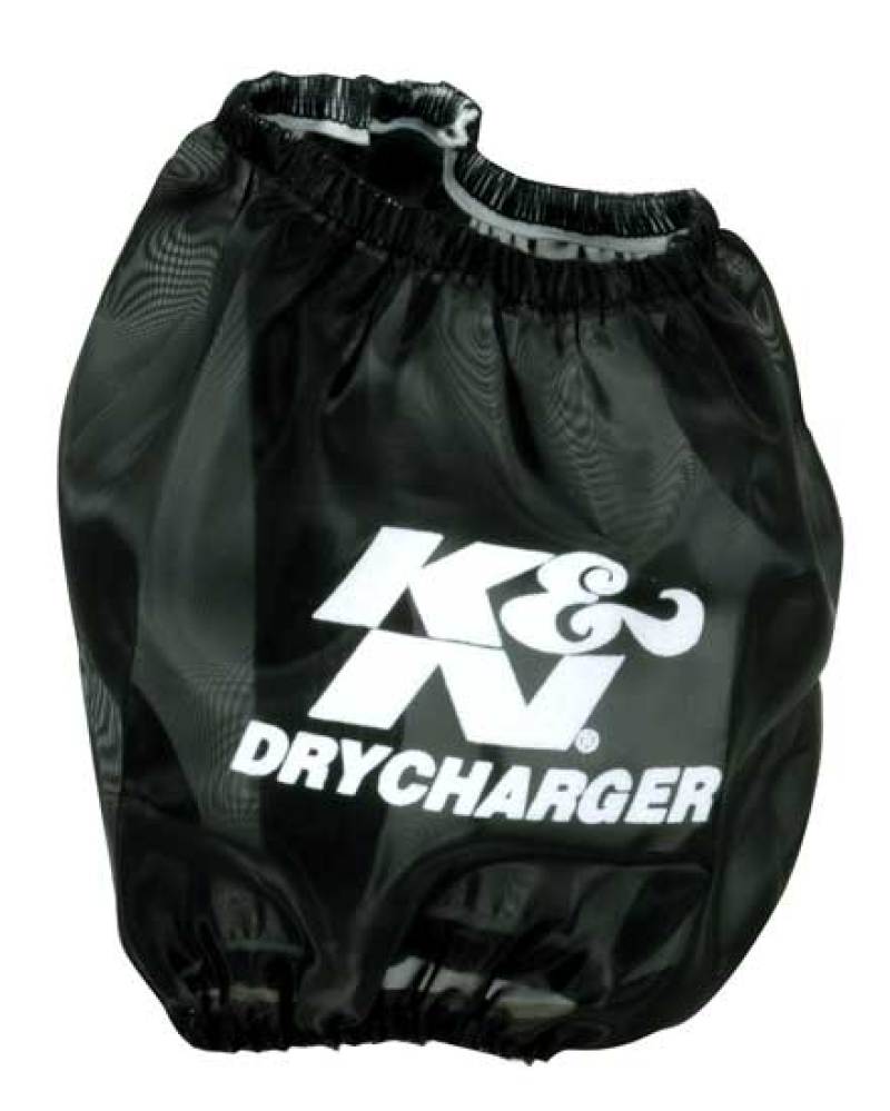 K&N Engineering K&N Drycharger Air Filter Wrap-Round Tapered Black 4.75in Base ID x 4.5in Top ID x 4.75in H