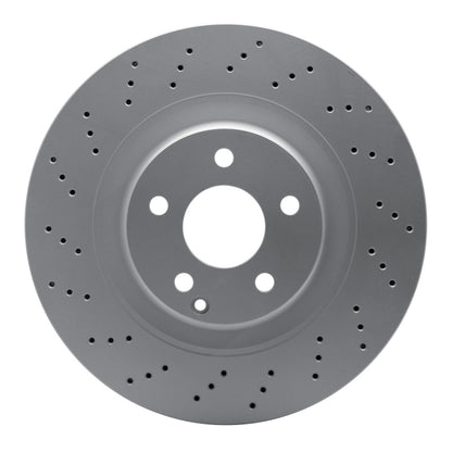 DFC 01-06 Mercedes-Benz CL55 AMG Front Drilled GeoSPEC Coated Rotor