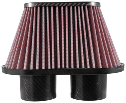 K&N Engineering K&N Universal Air Filter - 3in Dual Flange / 10x5.125in Base / 6.375x3.0625in Top / 5.5in Height
