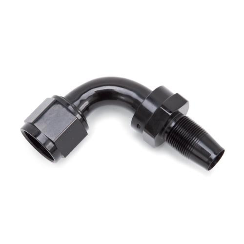 Russell Performance -8 AN 45 Degree Hose End Without Socket - Polished and Black
