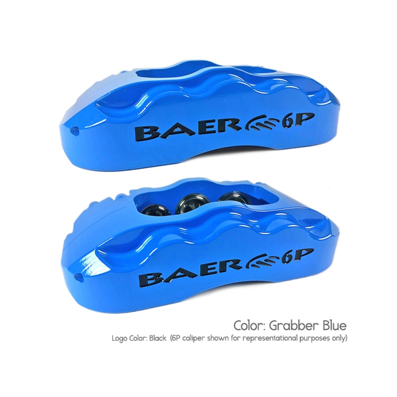 Baer Brakes 58-64 Chevrolet Biscayne 12in SS4 Rear SDZ Brake Kit - Grabber Blue
