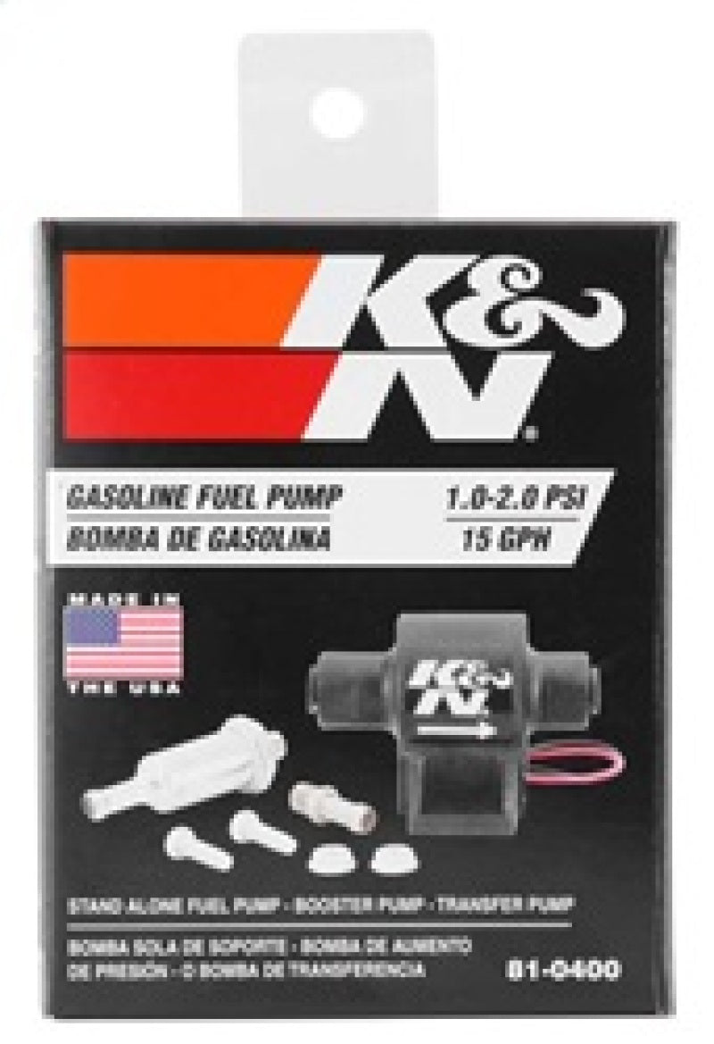 K&N Engineering K&N Performance Electric Fuel Pump 1-2 PSI