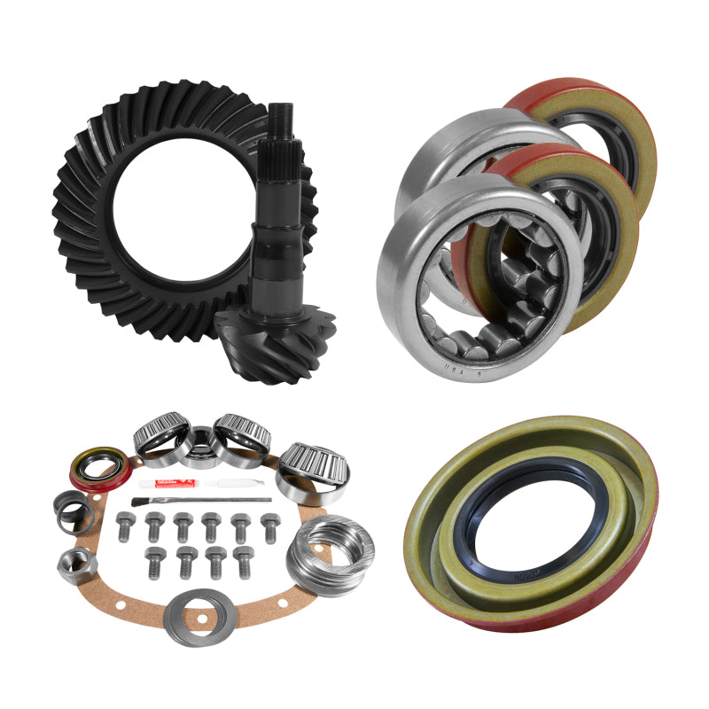 Yukon Gear & Axle Yukon Gear 7.5in/7.625in GM 3.23 Rear Ring & Pinion Install Kit 2.25in OD Axle Bearings