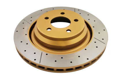 DBA 08-15 Dodge Challenger SRT-8 Rear Drilled & Slotted Street Series Rotor