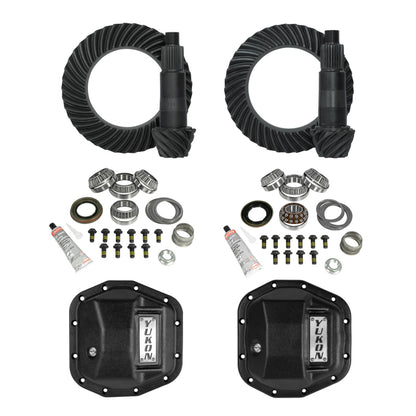 Yukon Gear & Axle Yukon Gear Stage 2 Jeep JL/JT Re-Gear Kit w/Covers & D44 Front & Rear in a 5.13 Ratio