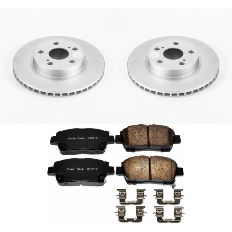 PowerStop Power Stop 04-09 Toyota Prius Front Z17 Evolution Geomet Coated Brake Kit