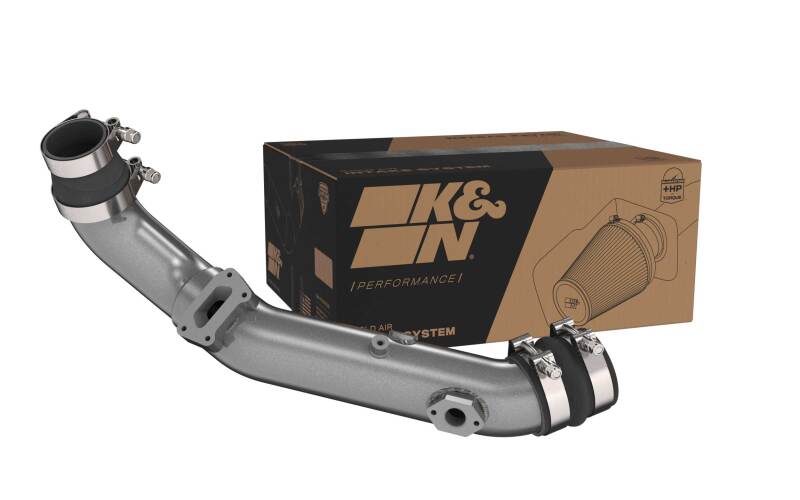 K&N Engineering K&N 20-22 Hyundai Veloster N 2.0L L4 Aluminum Charge Pipe Kit - Gunmetal Gray