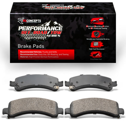 R1 Concepts R1 02-14 Cadillac Escalade EXT Rear Performance Off-Road/Tow Brake Brake Pads