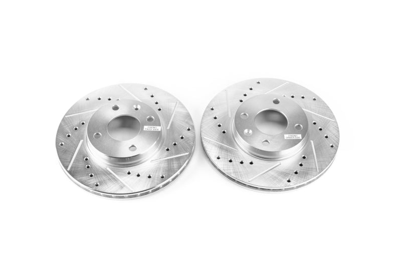 PowerStop Power Stop 16-19 Chevrolet Spark Front Evolution Drilled & Slotted Rotors - Pair
