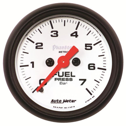 AutoMeter Gauge Fuel Pressure 2-1/16in. 7Bar Digital Stepper Motor Phantom