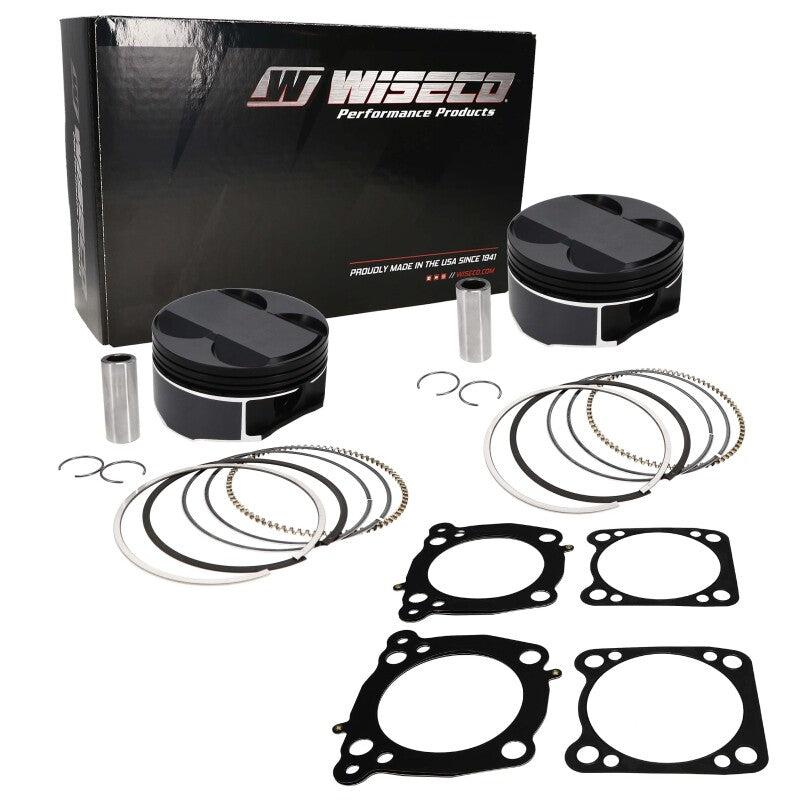Wiseco HD Milwaukee 8 124cid 11.01 CR (X) Piston Kit