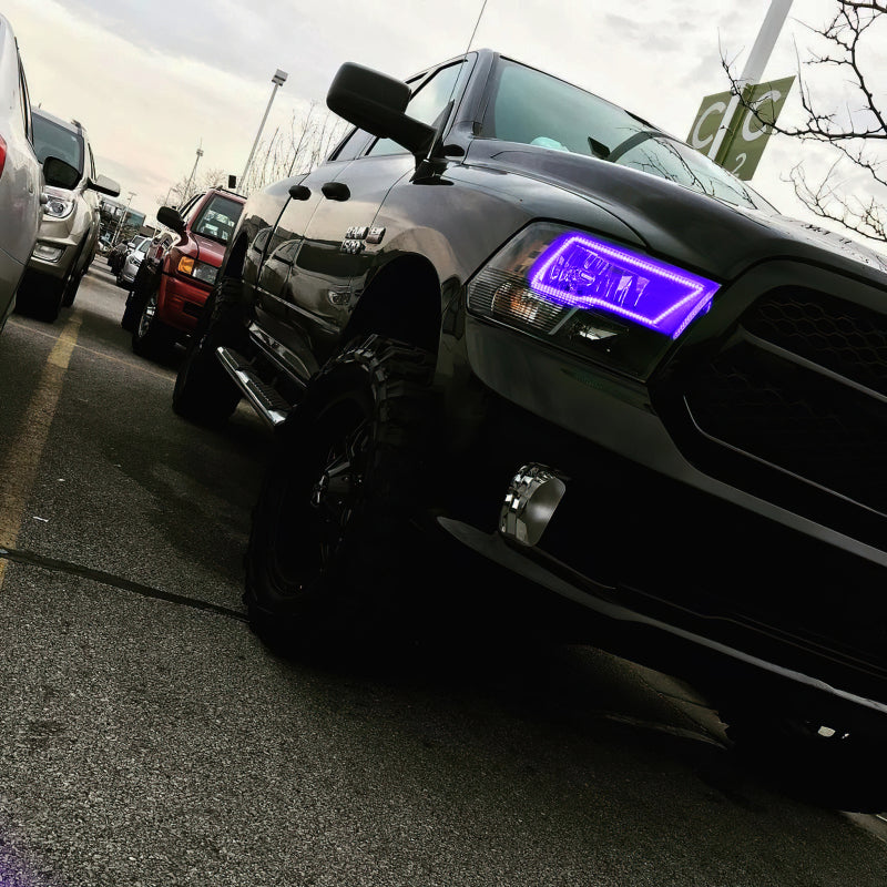 ORACLE Lighting Oracle Dodge Ram Sport 09-18 LED Headlight Halo Kit - ColorSHIFT w/o Controller