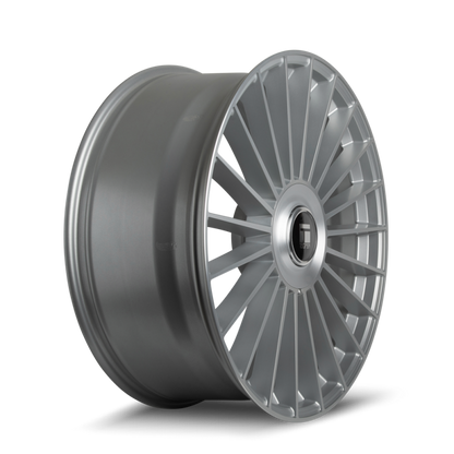 Touren 3610 TR10 22x9 / 6x135/139.7 BP / 20mm Offset / 87.1mm Hub Satin Silver Machined Wheel